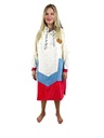 Poncho manches longues