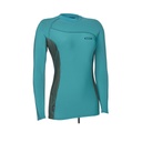 Top neo femme manches longues S turquoise